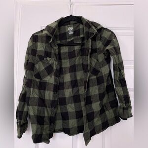 Kids L (10-12) plaid button up